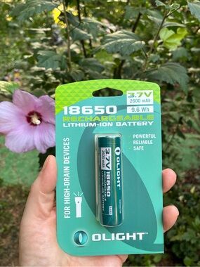 🔋18650 3.7V 2600mAh Rechargeable Lithium Battery - Teal